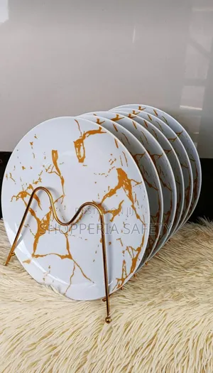 6pcs Ceramic Plates - Dinner Set