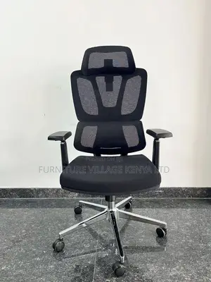 Orthopedic Office Seat; High-Back Ergonomic Chair