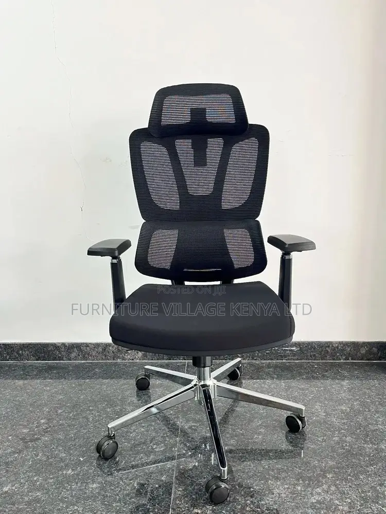 Orthopedic Office Seat; High-Back Ergonomic Chair