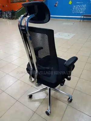 Orthopedic Office Seat; High-Back Executive Office Chair