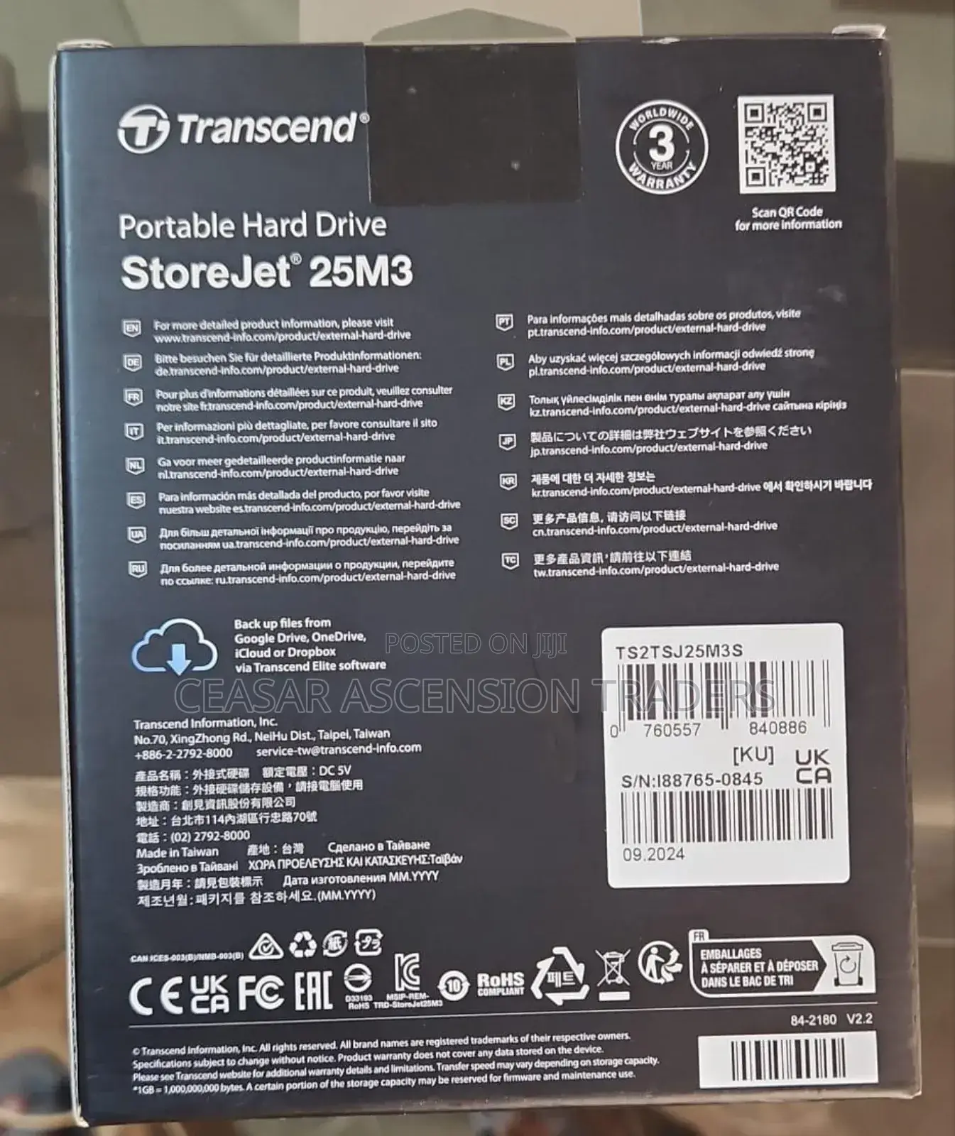 Brand New Transcend External 2tb