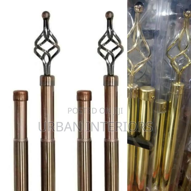 Double Adjustable Curtain Rods Curatin Rods 1m