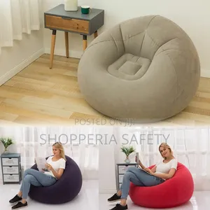 Large Lazy Inflatable Sofa Seat / Inflatable Bean Bag