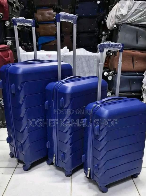 3 In 1 Travelling Suitcase Blue Colour - main view