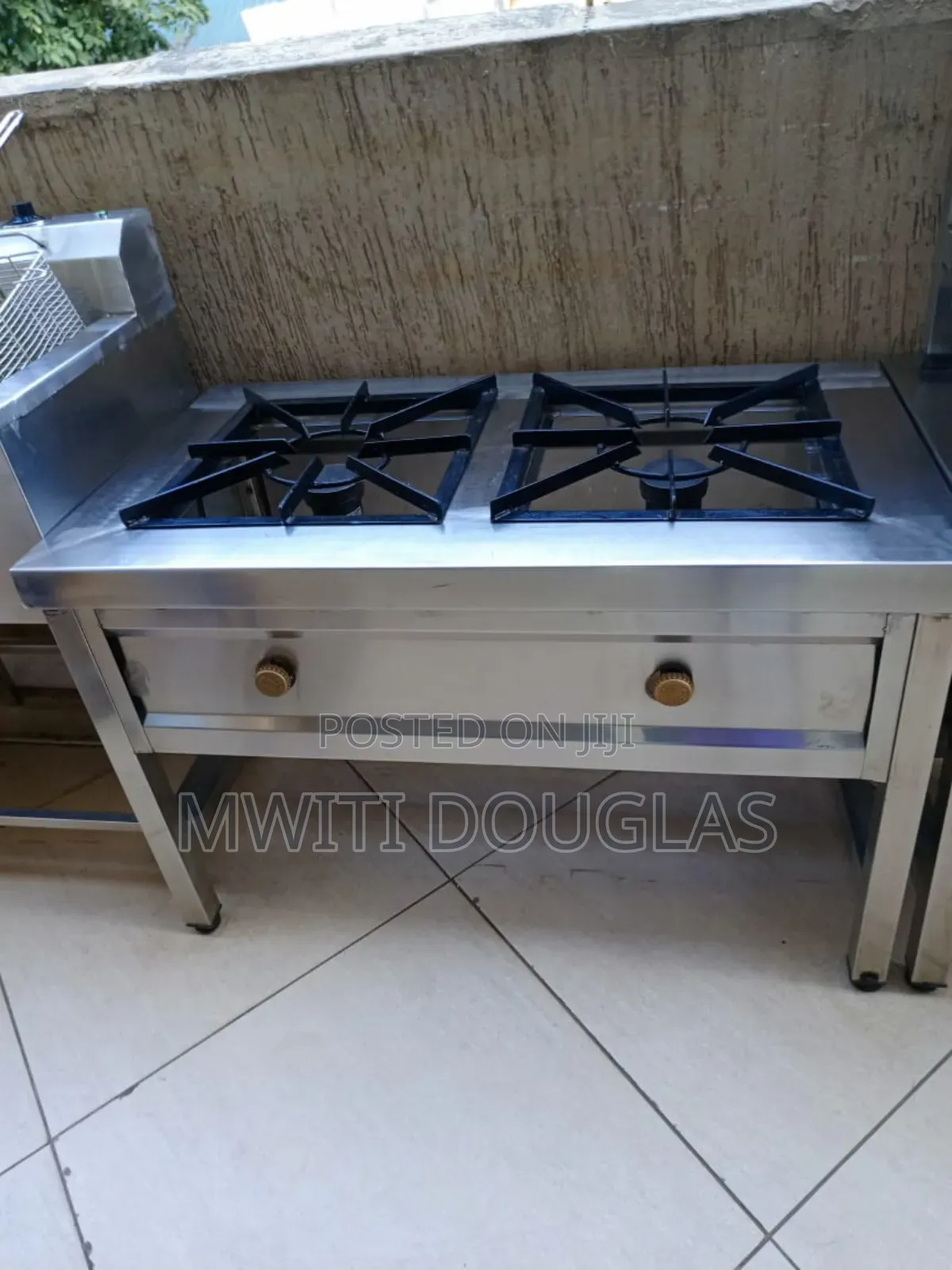 Exel Stainless Two Burner Gas Cooker