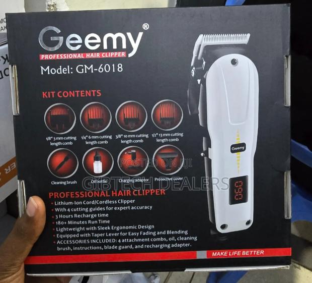 Geemy Professional Hair Clippers - main view