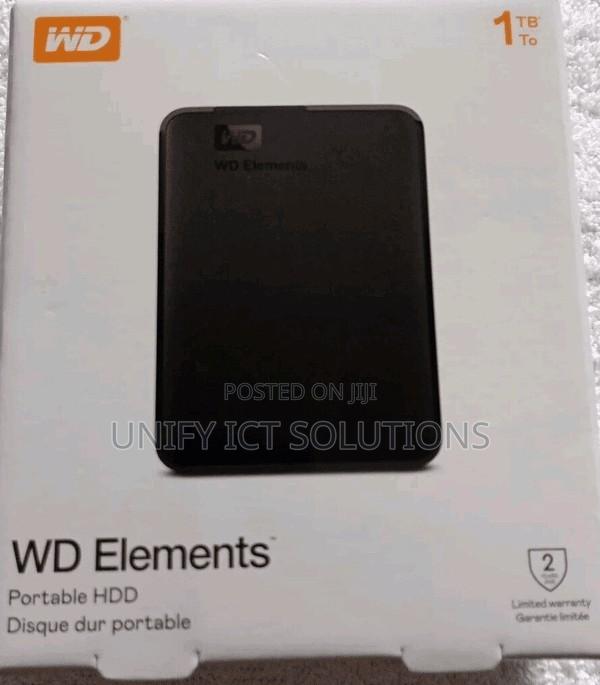 WD Elements 1TB Portable External Hard Drive