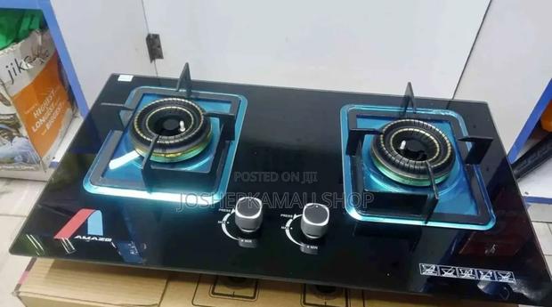 2 Burners With Inbuilt Table Top Amaze Glass - main view