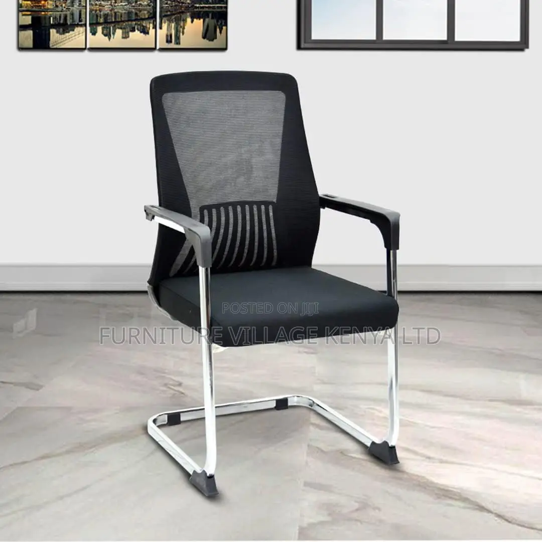 Modern Design Mesh Visitor Chair With Steel Metal Frame
