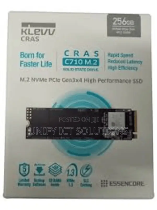 Klevv Cras C710 256gb M.2 Nvme Pcie Gen3x4 Internal SSD