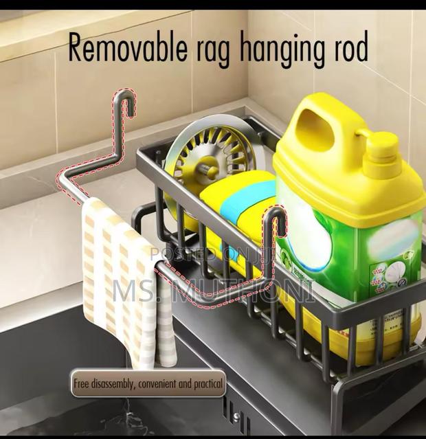 Multifunctional Sink Sponge Detergent Storage Rack* - thumbnail 5