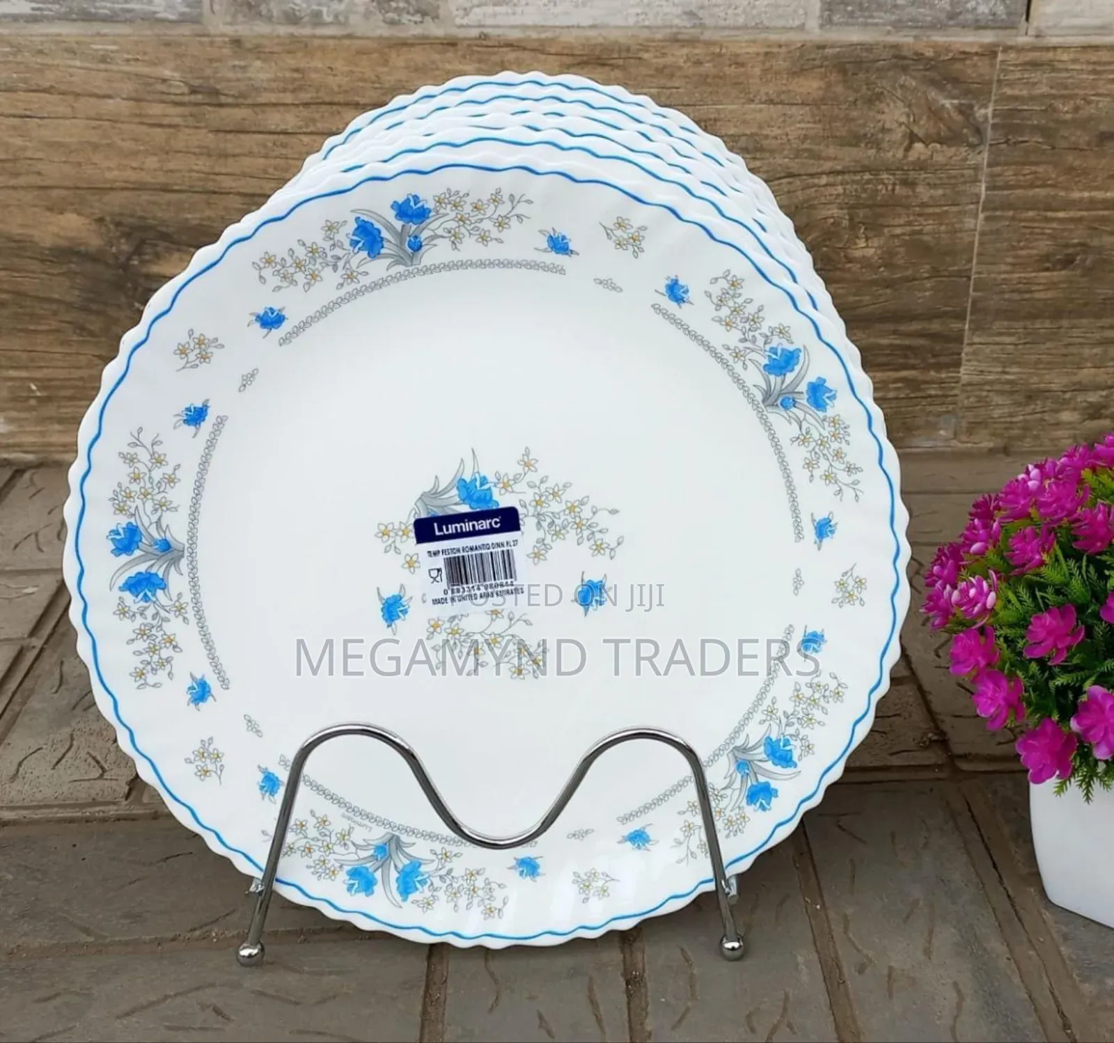 6pc Luminarc Dinner Plates Size 27cm