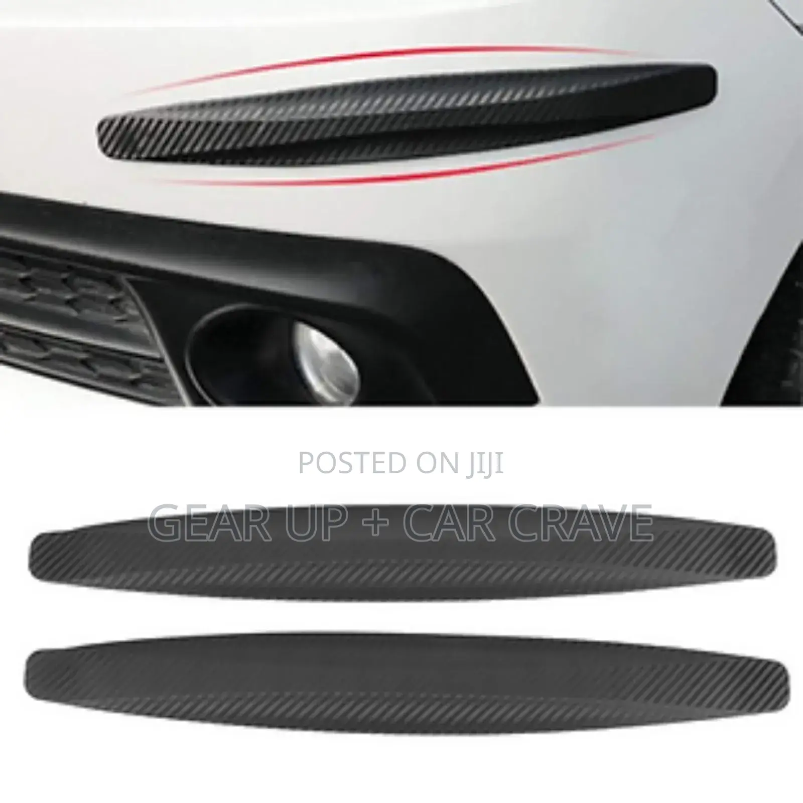 Car Bumper Guard Strip 2pc