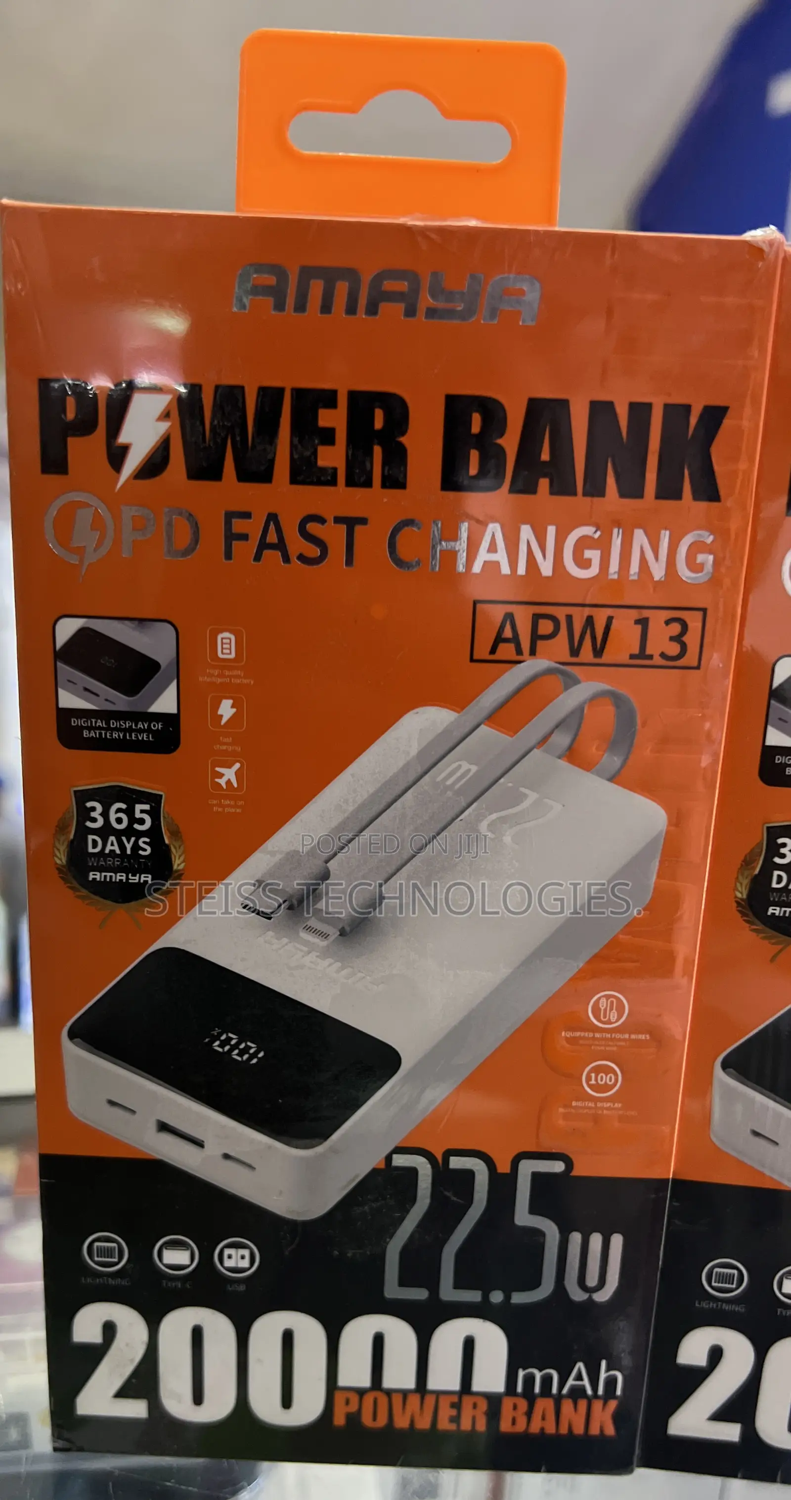 Amaya 20000mah 22.5W Powerbank.