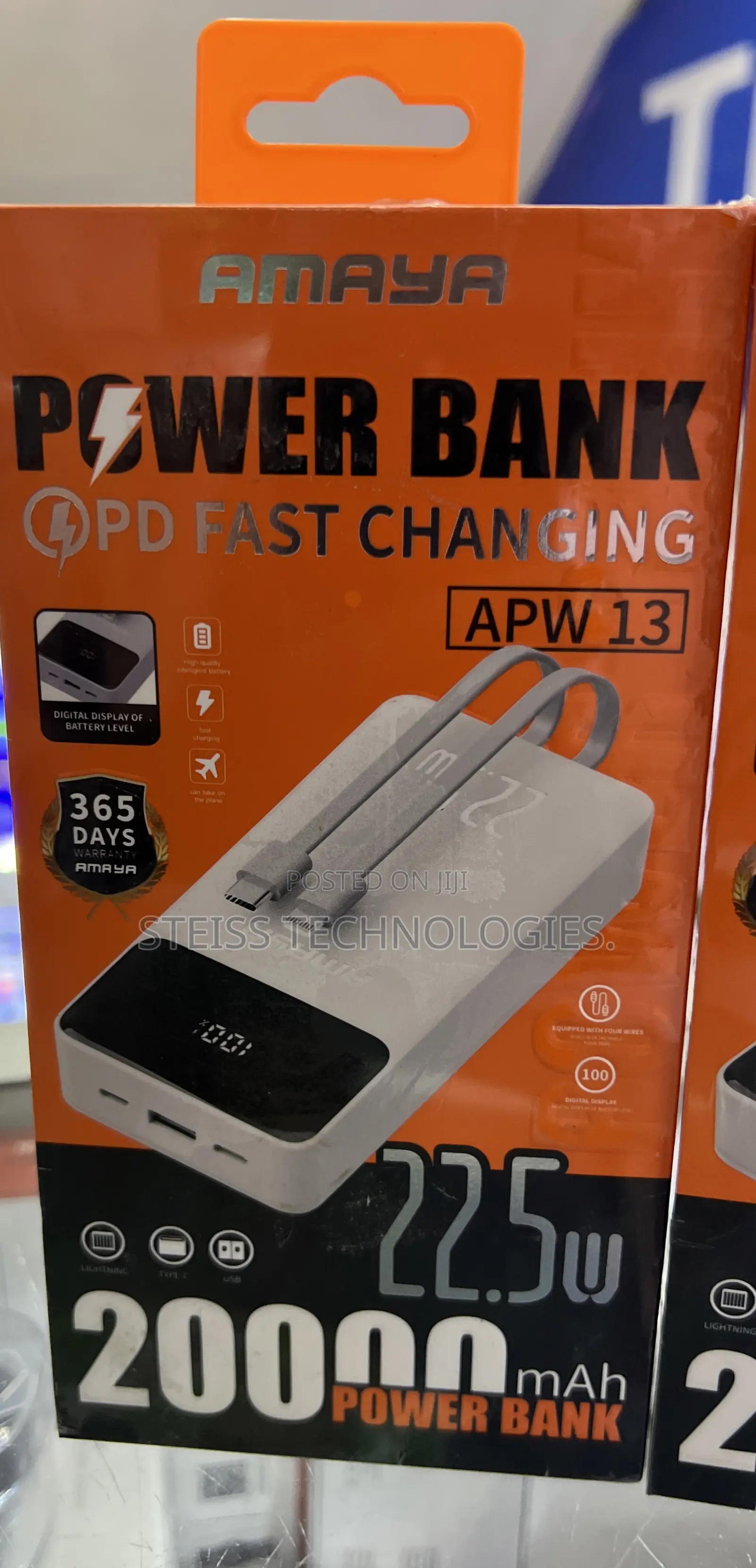 Amaya 20000mah 22.5W Powerbank.