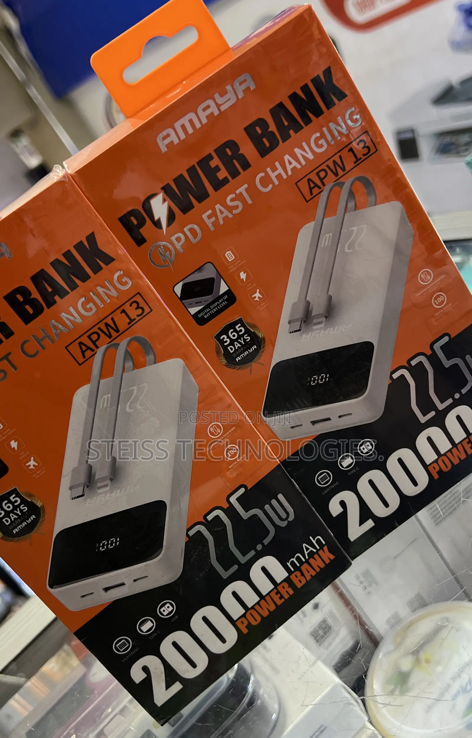 Amaya 20000mah 22.5W Powerbank.