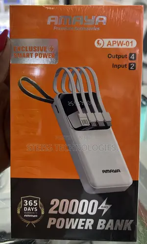 Amaya 20000mah With Cables.