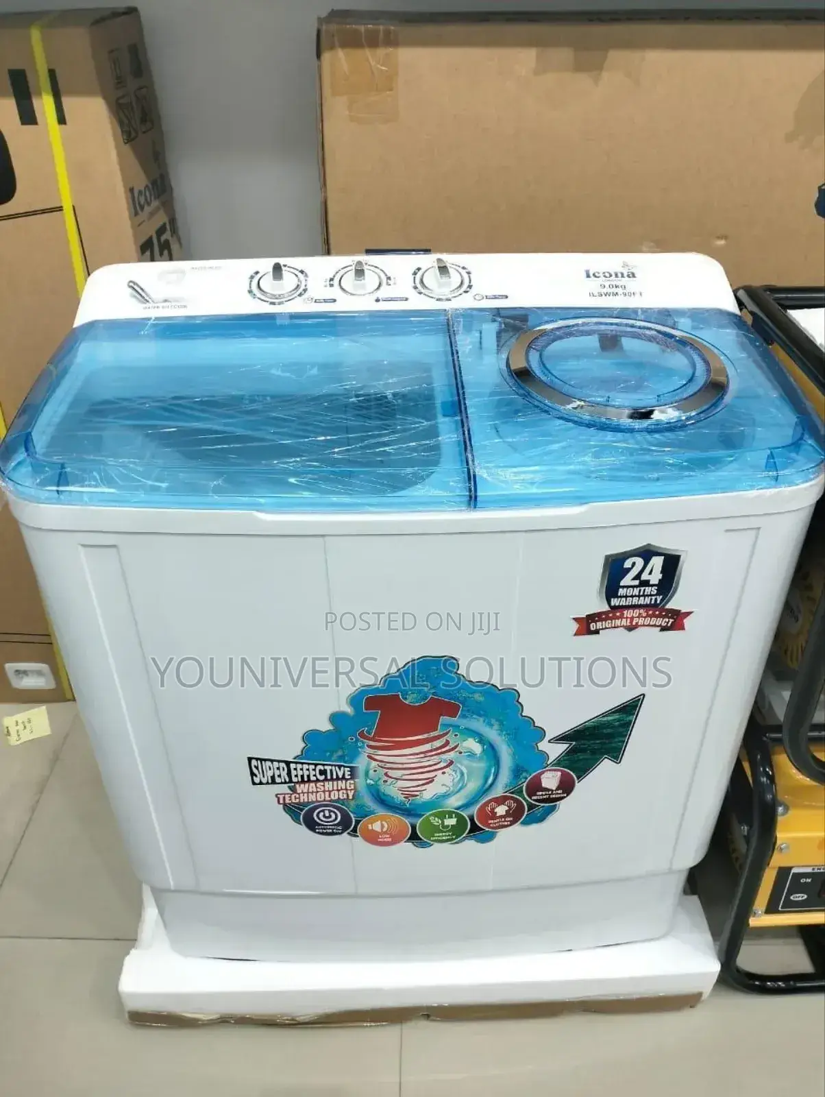 Icona 13 KGS Washing Semi Automatic Twin Tub Machine