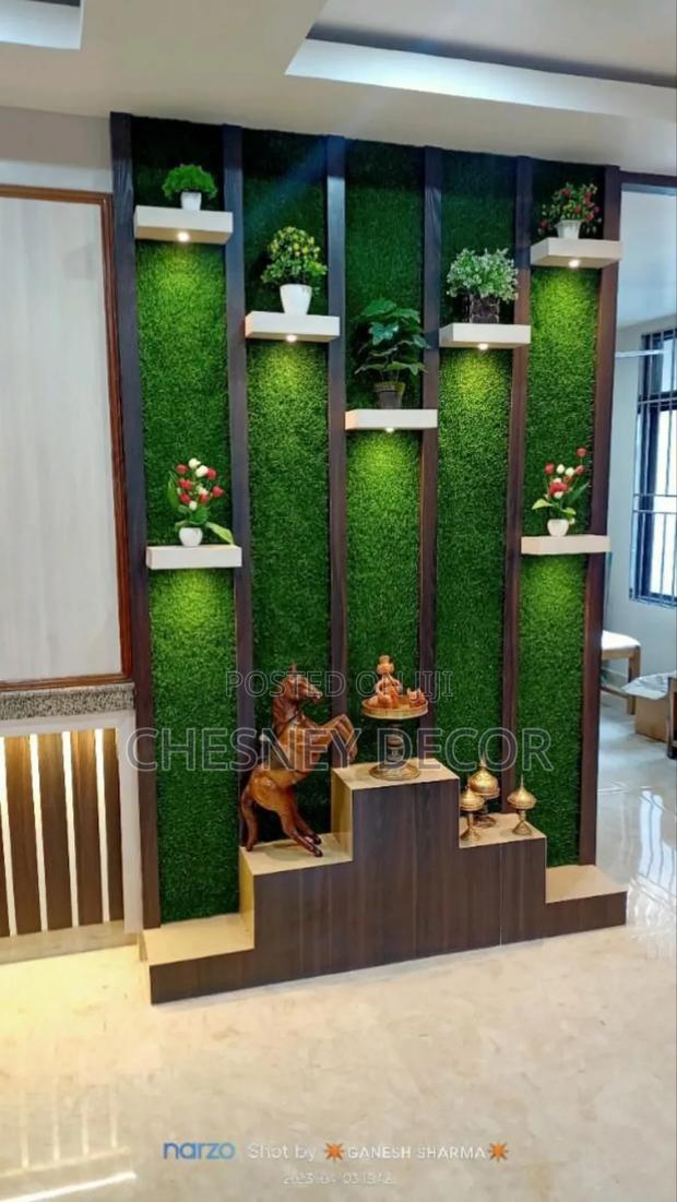 Grass Background Indoor Decor