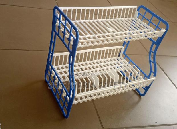 Plastic 2 Tier Dish Rack - thumbnail 3