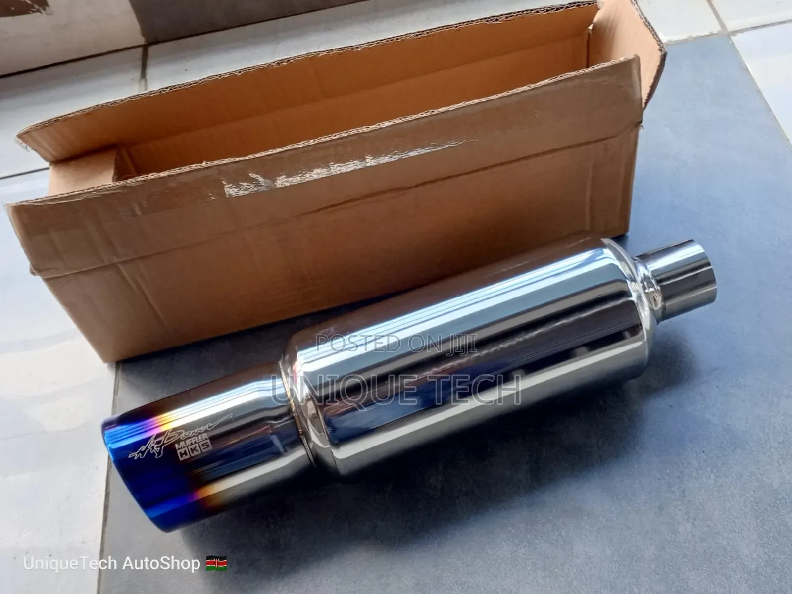 HKS Performance Muffler Exhaust 2" Inlet, 3.5" Outlet