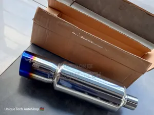 High-Flow HKS Exhaust Muffler – 2” Inlet, 3.5” Outlet
