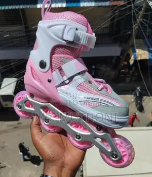 Pink /Grey Skates for Girls (34-38)