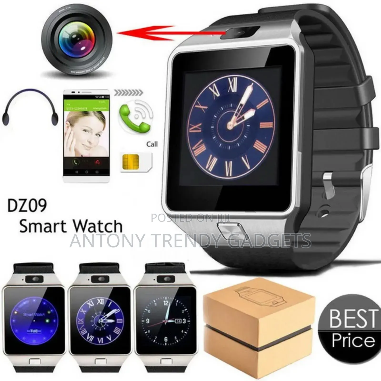 Bluetooth Smart Watches DZ09 Smartwatch