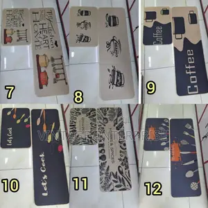 Kitchen Mats 2pc Rubber Bottom