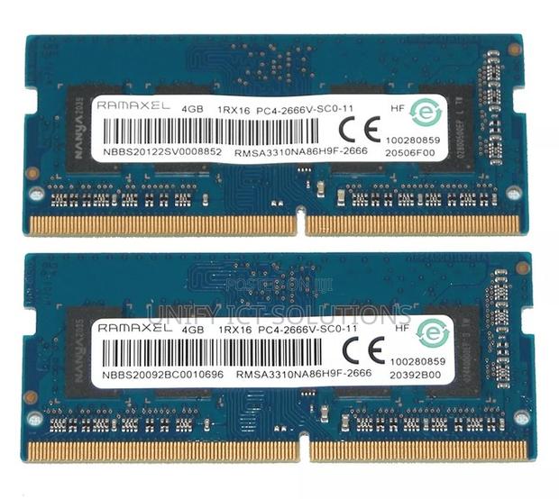 Ramaxel RMSA3310NA86H9F-2666 8GB (2x4gb) 1rx16 DDR4-2666