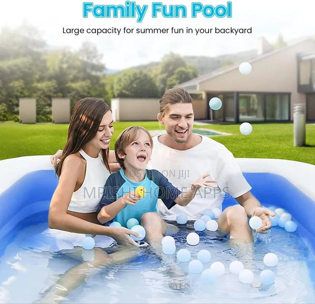 4 Ring Swimming Pool 262×175×70cm - thumbnail 3