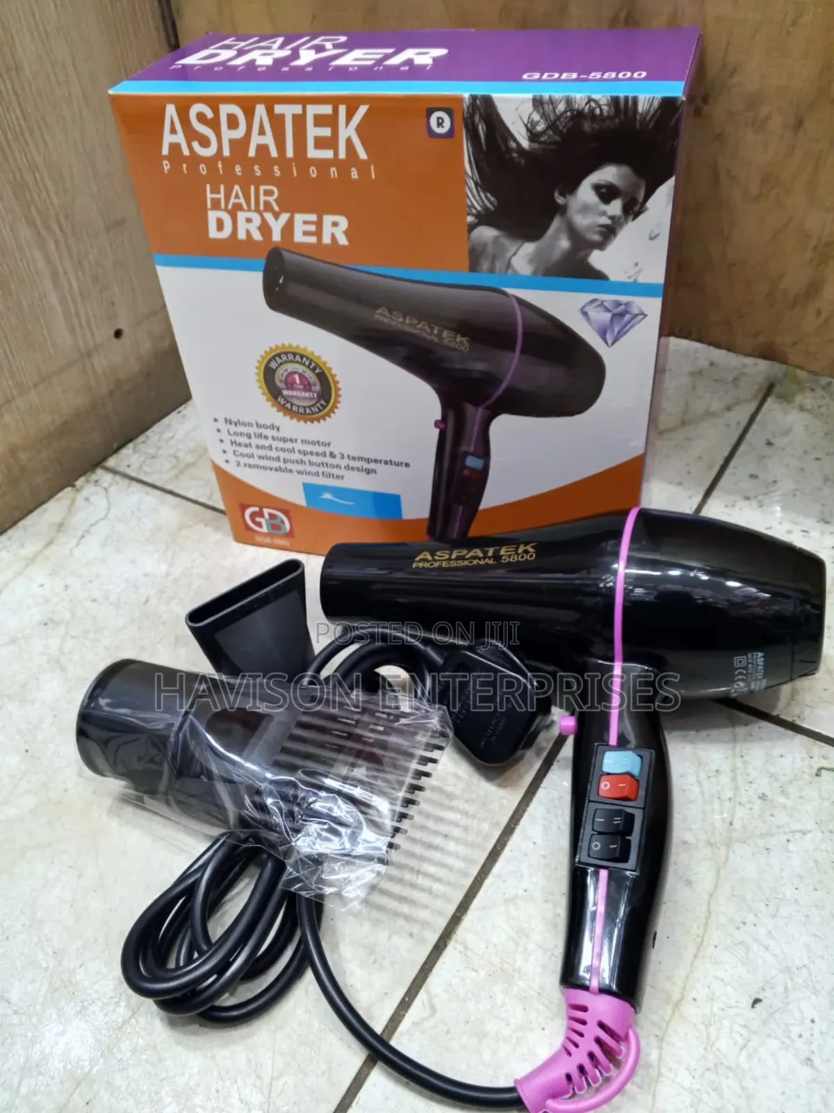 Heavy Duty Aspatek Blowdrier(2200W)