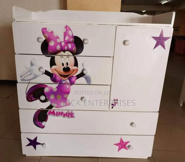 Modern MDF Baby Chest Of Drawers 4 By 4 Fitt