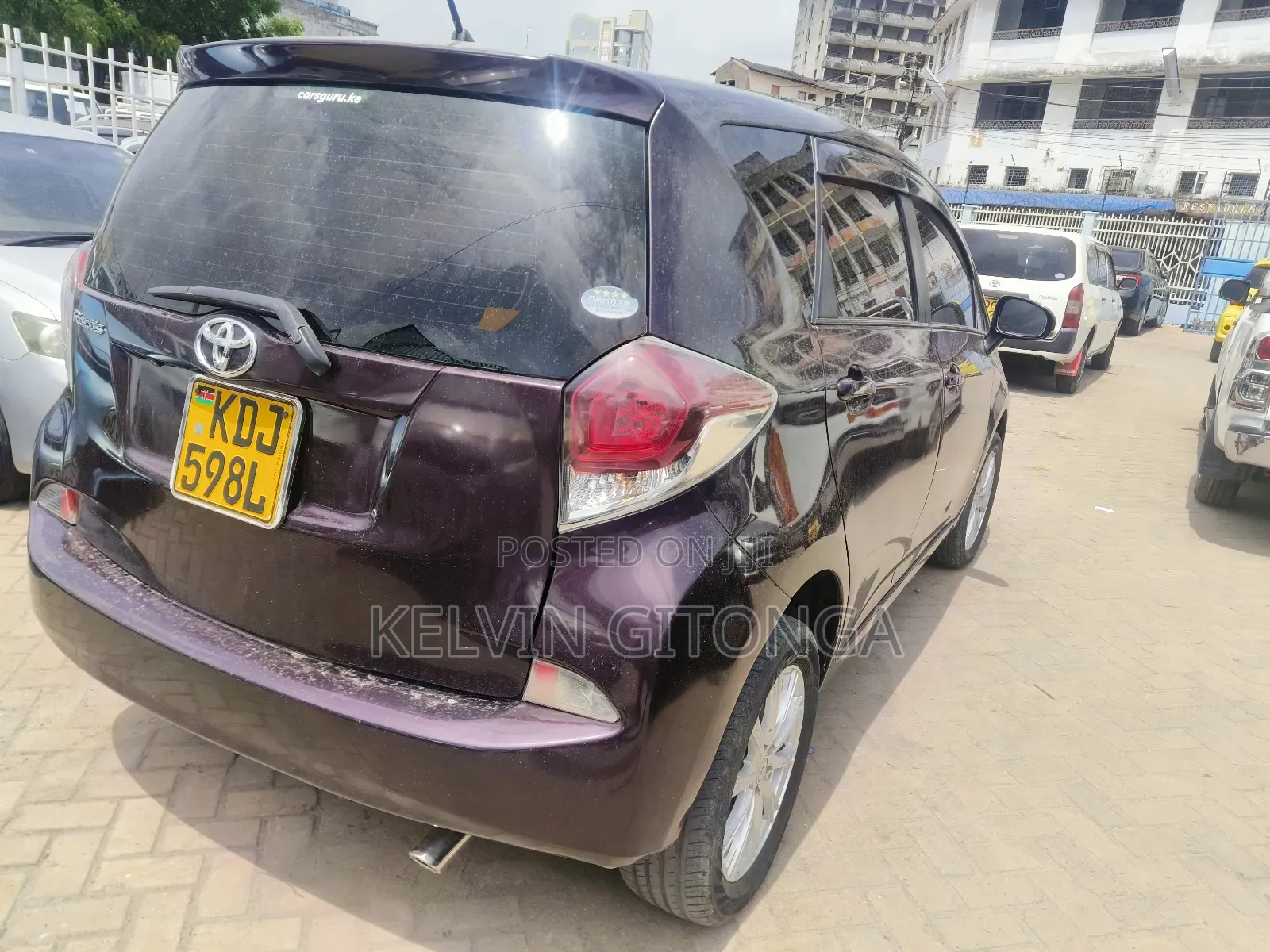 Toyota Ractis 2015 Purple