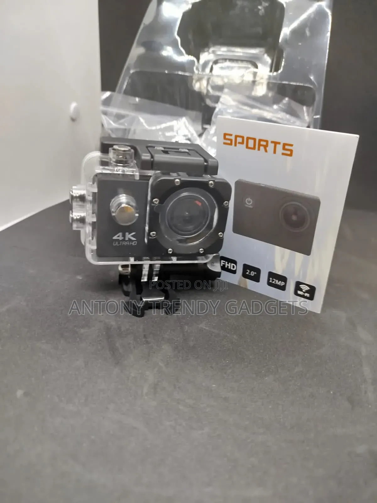 Action Camera: Video, 1080p Full HD, Wide Angle Lens,
