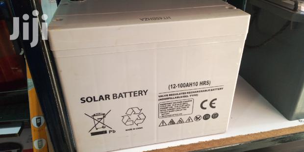Solar Battery 12-100AH Rechargeable - main view