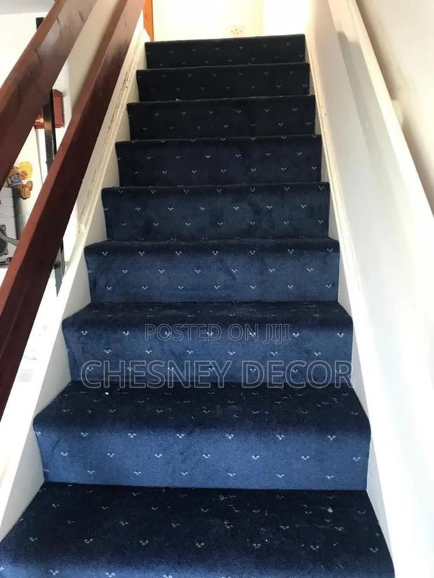 Executive Blue Dotted Carpet - main view