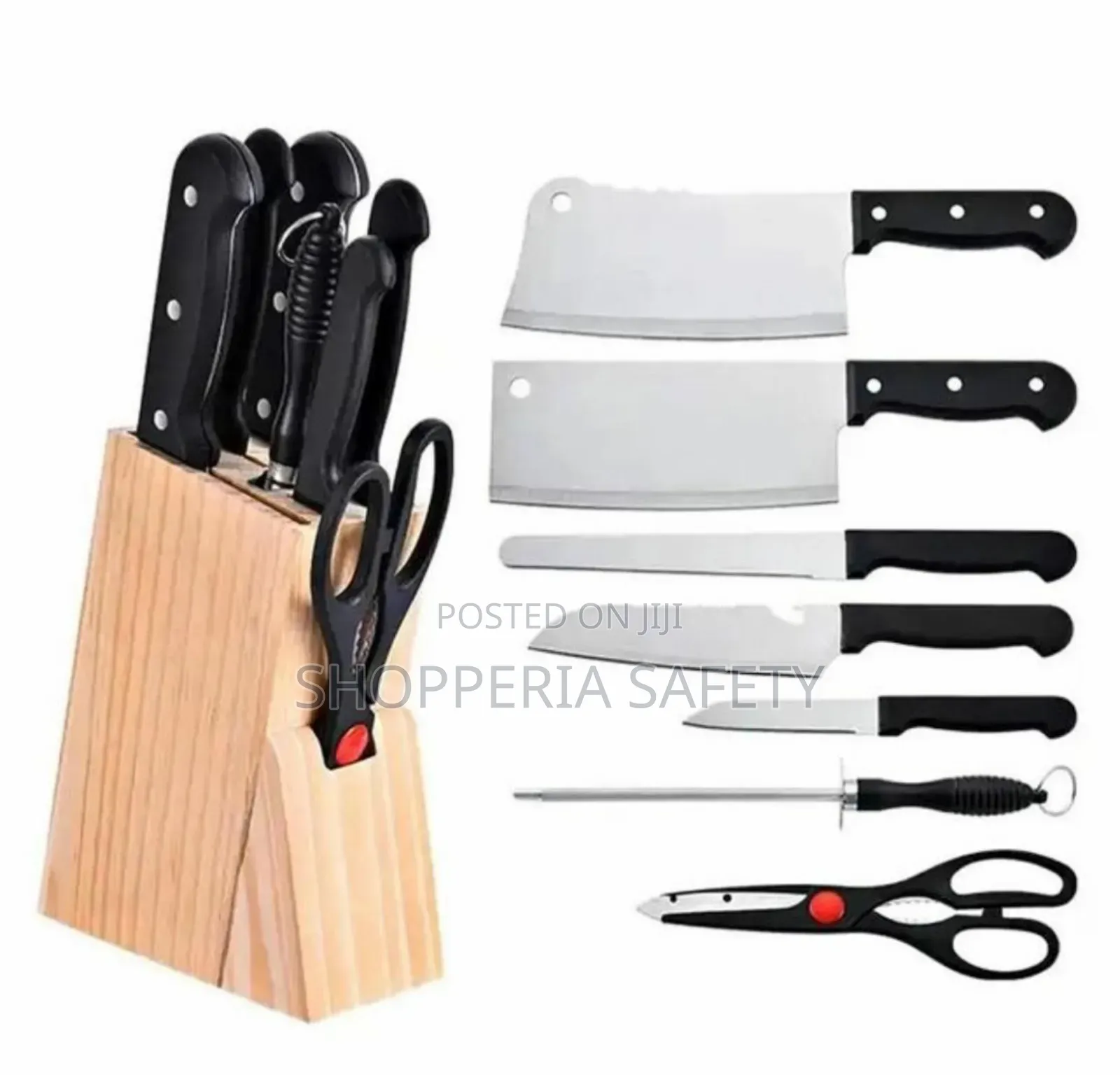 Block Wooden Knife Set