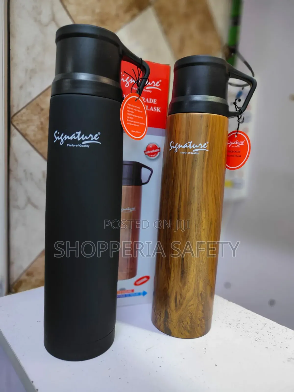 Signature Wooden Flask- 1 Litre