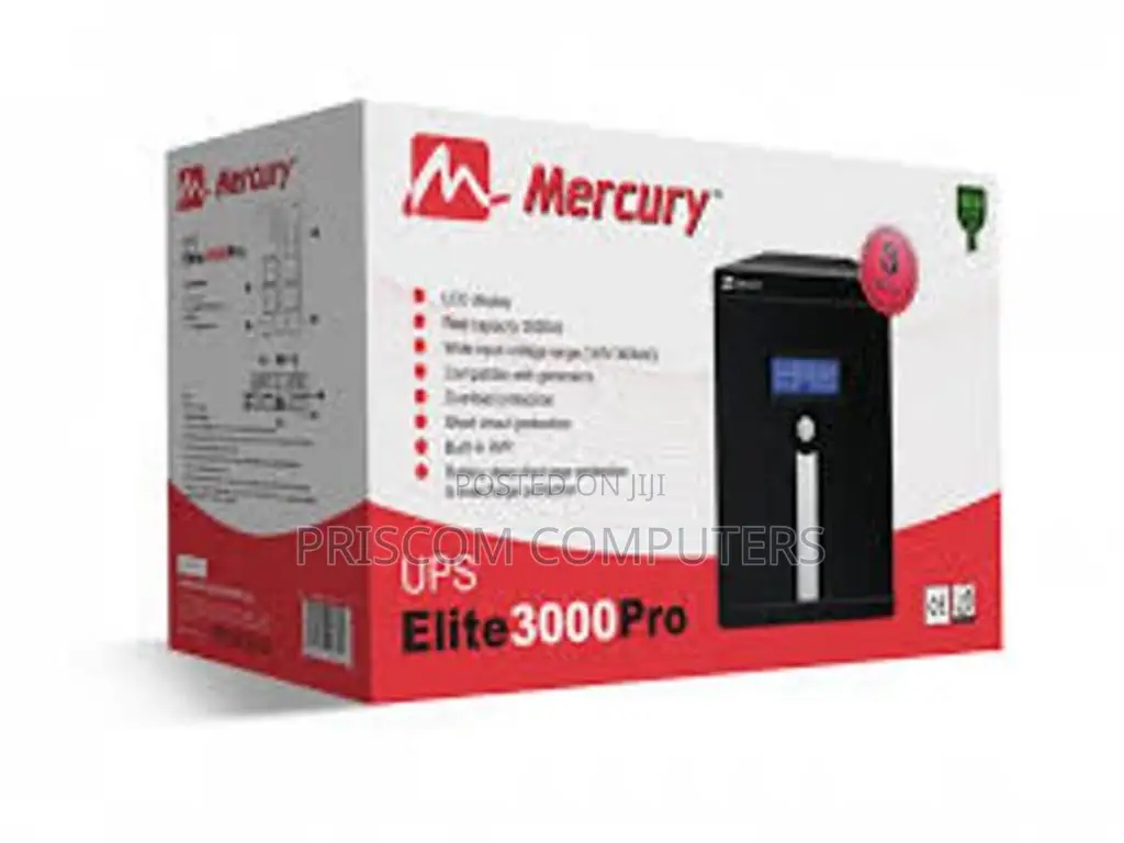 Mercury 3kva Line-Interactive Ups, 3000va UPS