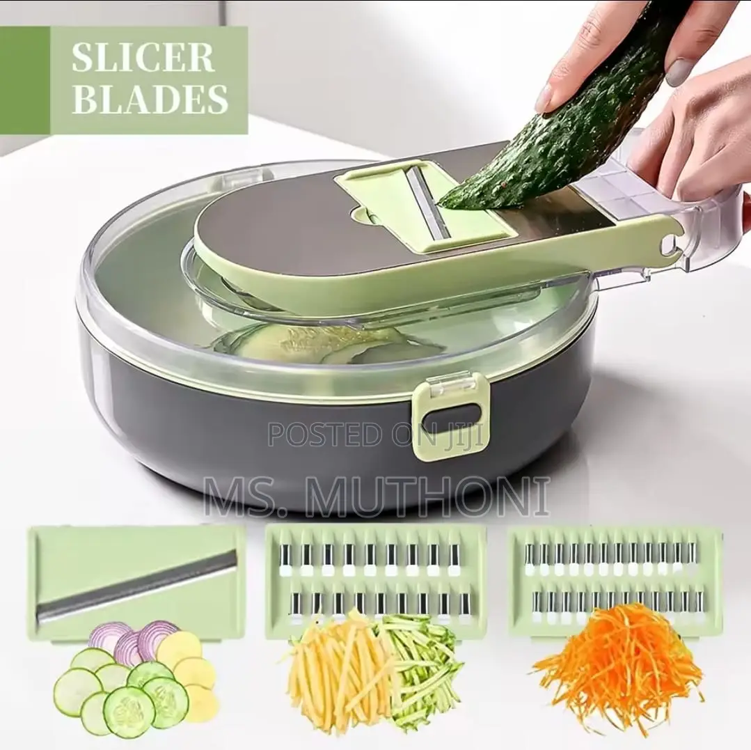 Multi-Functional 9pcs Vegetable Chopper/Cutter