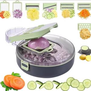 Multi-Functional 9pcs Vegetable Chopper/Cutter - thumbnail 2