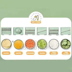 Multi-Functional 8pcs Salad Spinner With Vegetable Chopper