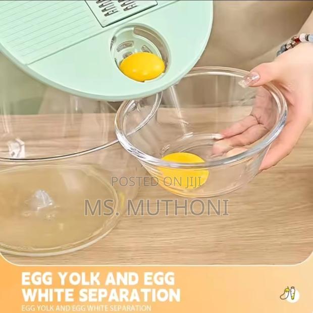 Multi-Functional 8pcs Salad Spinner With Vegetable Chopper - thumbnail 8