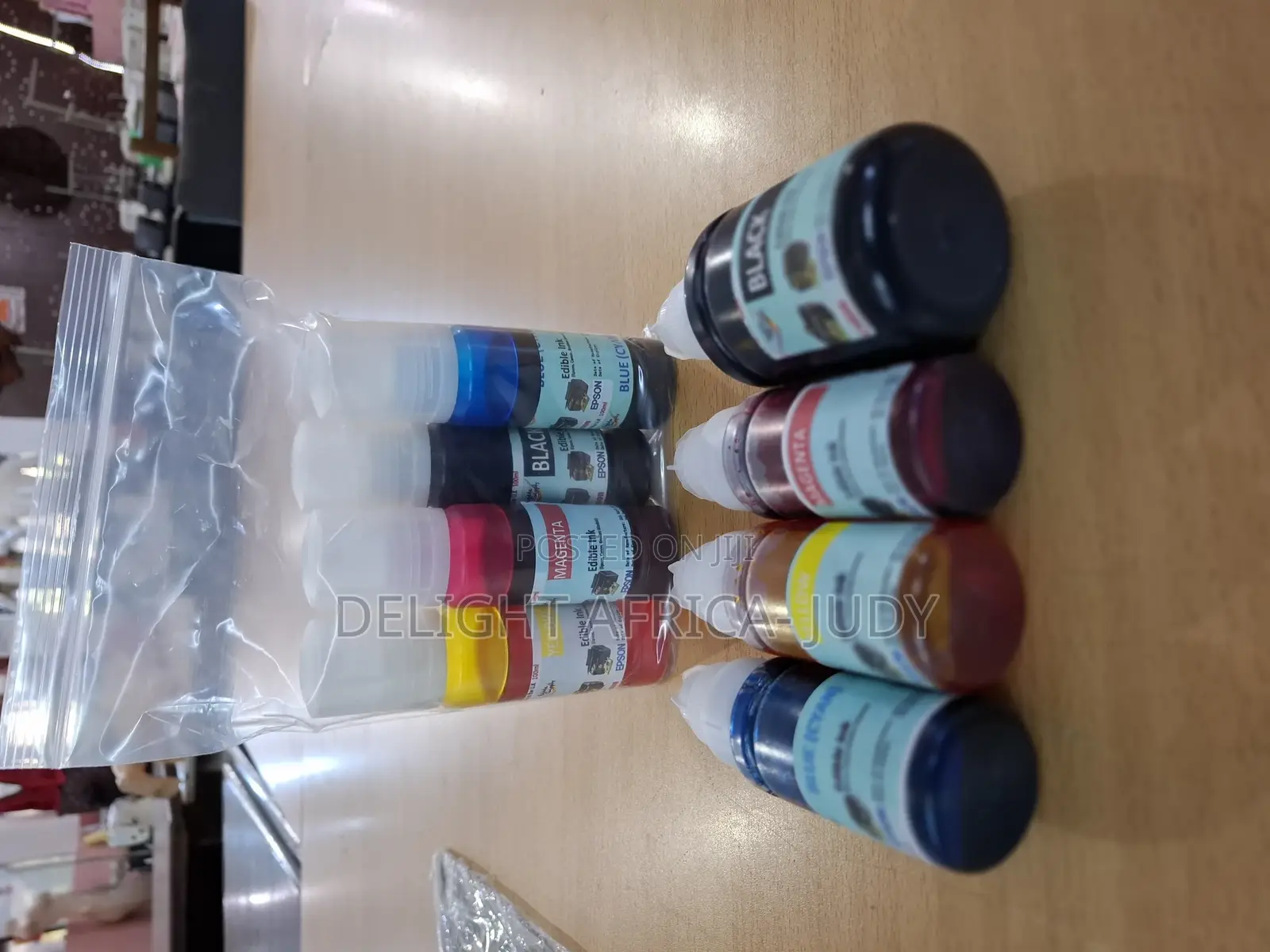 Edible Ink Canon Epson Edible Sheets Paper Printer Full Set