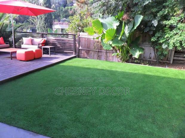 Install Turf Backyard Area - main view