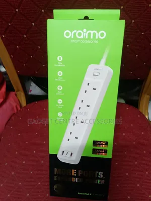 Oraimo 4way Extension With USB Port and Type C Port