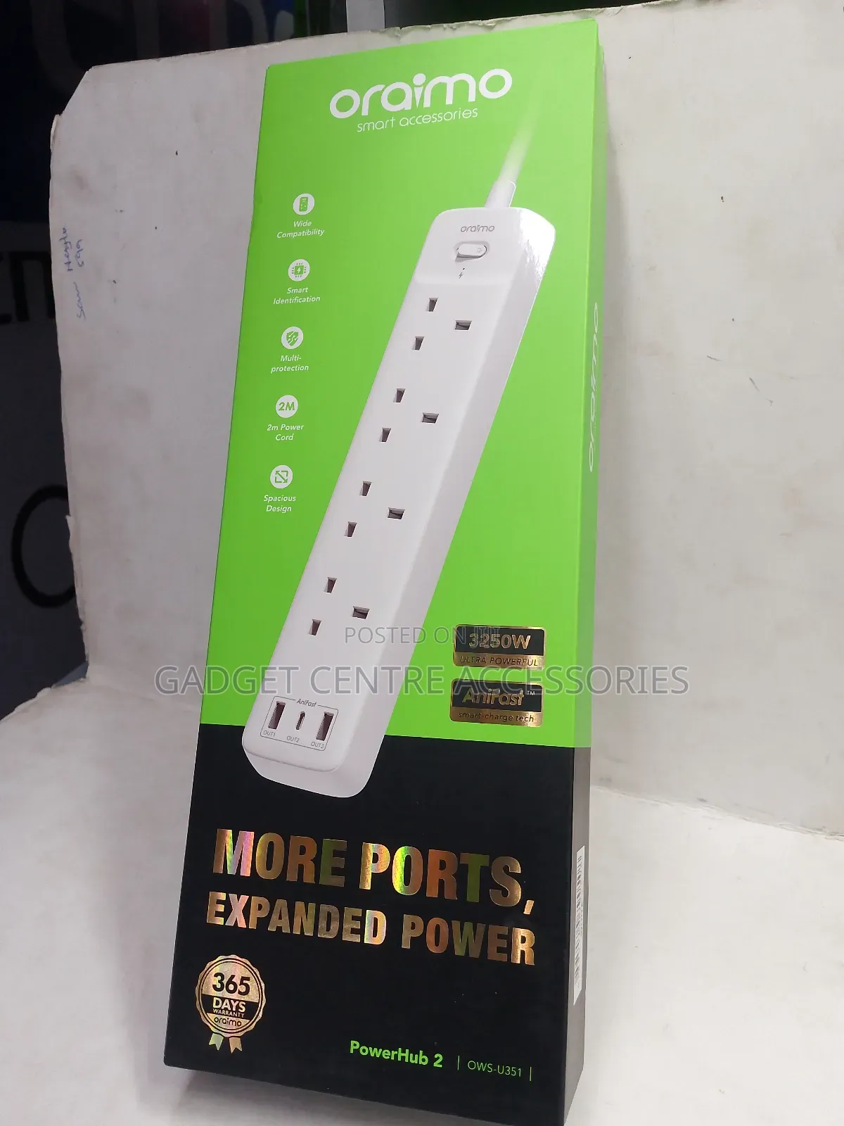 Oraimo 4way Extension