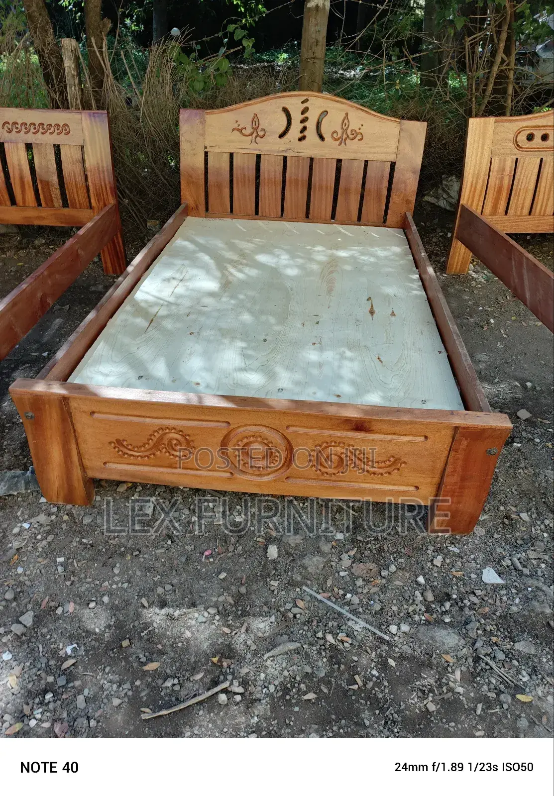 Mahogany Bed