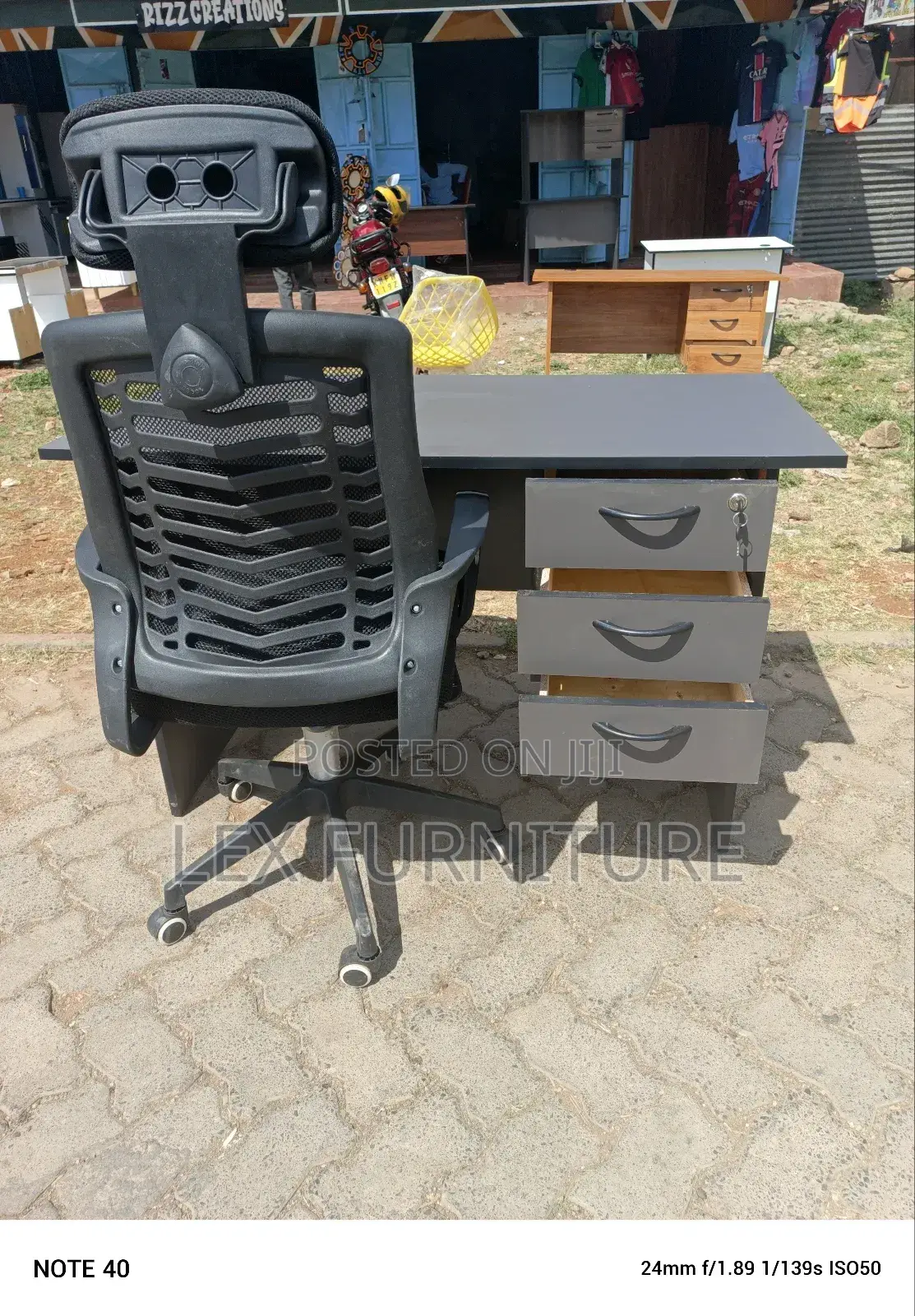 1.2metres Table Plus Headrestrest Chair